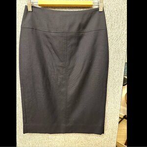 J. Crew Super 120's Pencil Skirt NAVY Size 4P